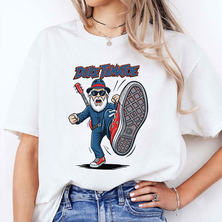Duke Tumatoe Kicking Duke Kung Fu T Shirt