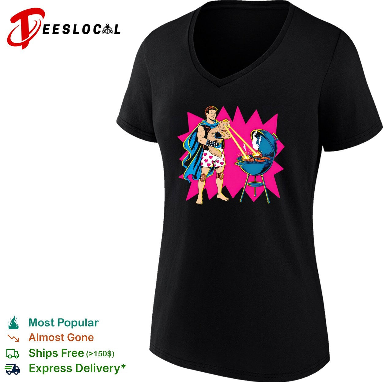 Dungeon Crawler Carl and Princess Donut grilling steaks shirt