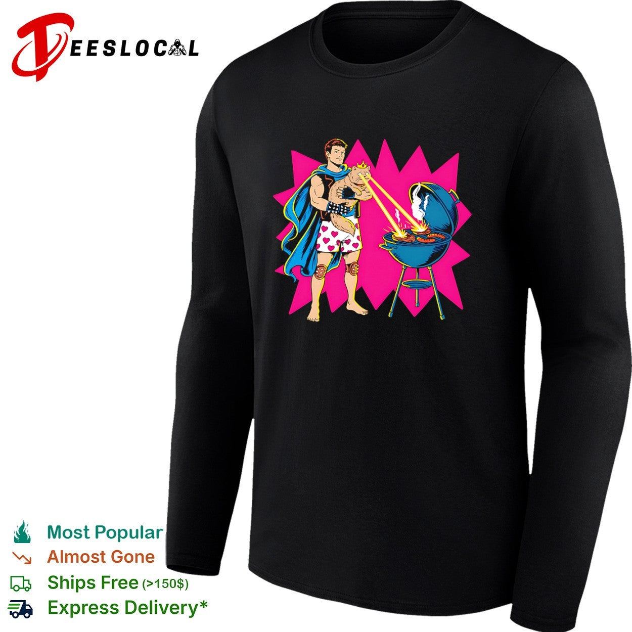 Dungeon Crawler Carl and Princess Donut grilling steaks shirt