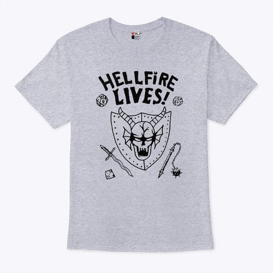 Dustin Henderson Hellfire Lives T Shirt
