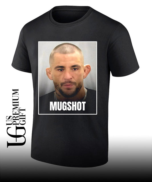 Dustin Poirier mugshot shirt