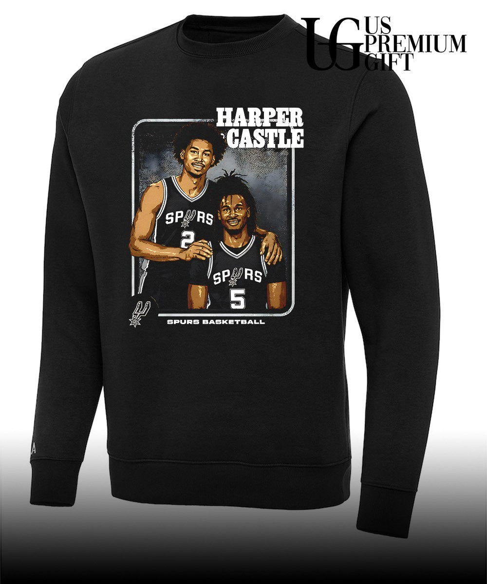 Dylan Harper and Stephon Castle San Antonio Spurs Step Brothers 2026 T-shirt