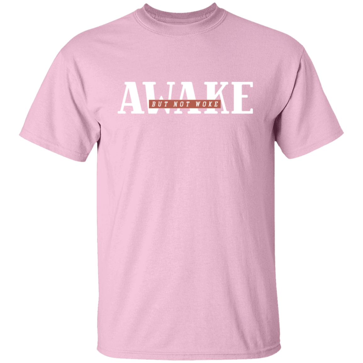 Awake But Not Woke Donald Trump Mens T Shirt - clothing by TeeHivey.com (Image 3)