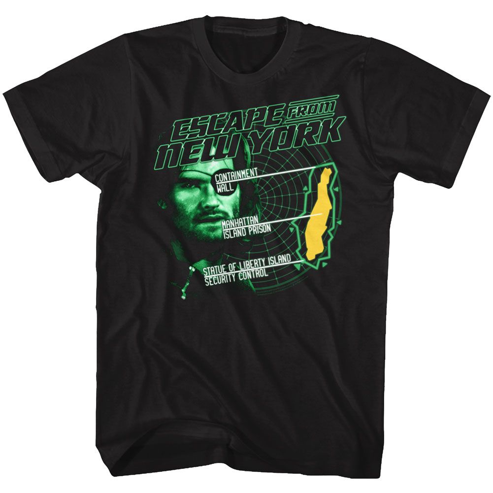 Escape From New York - Radar Snake - Short Sleeve - Adult - T-Shirt - clothing by TeeHivey.com