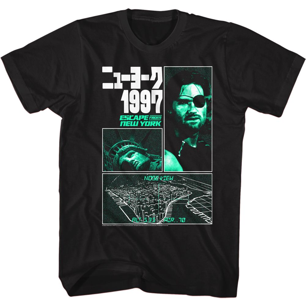 Escape From New York - New York 1997 - Short Sleeve - Adult - T-Shirt - clothing by TeeHivey.com