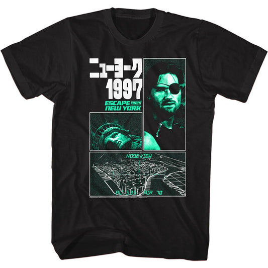 Escape From New York - New York 1997 - Short Sleeve - Adult - T-Shirt - clothing by TeeHivey.com