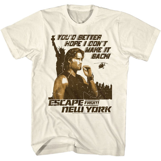 Escape From New York - Better Hope - Short Sleeve - Adult - T-Shirt - clothing by TeeHivey.com