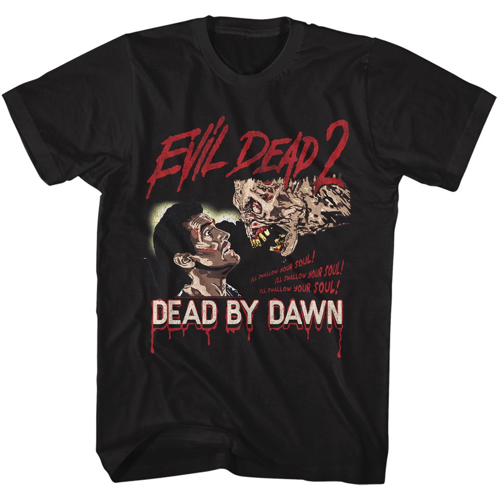 Evil Dead - I'll Swallow Your Soul - Short Sleeve - Adult - T-Shirt - clothing by TeeHivey.com