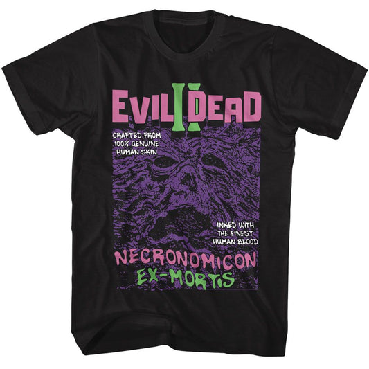 Evil Dead - Ex Mortis - American Classics - Solid Black Adult Short Sleeve T-Shirt - clothing by TeeHivey.com (Image 1)