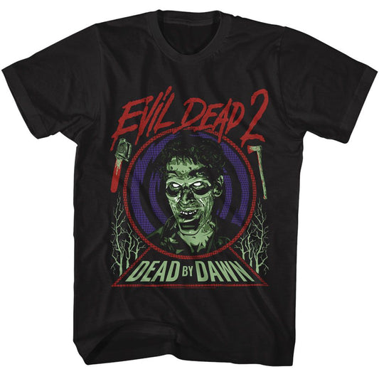 Evil Dead - Evil Ash - American Classics - Solid Black Adult Short Sleeve T-Shirt - clothing by TeeHivey.com (Image 1)