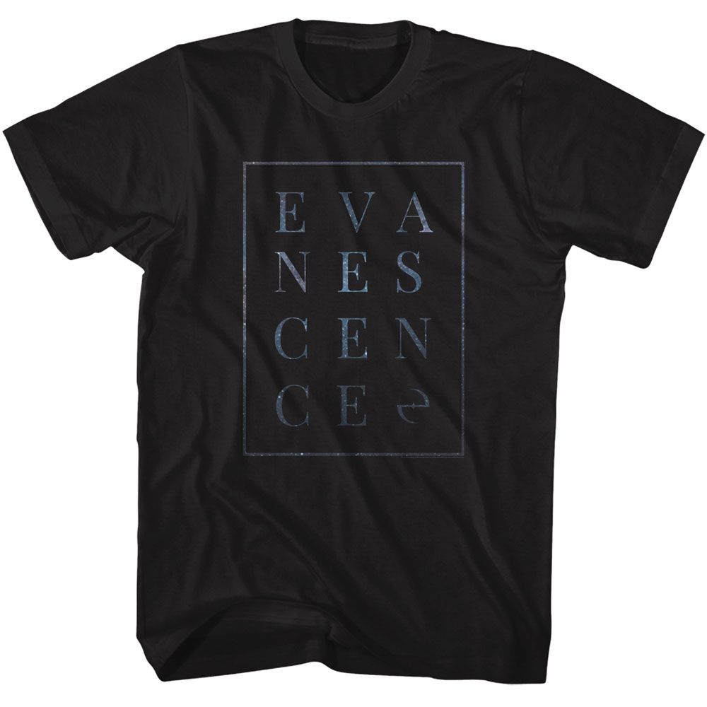 Evanescence - Box - American Classics - Solid Black Adult Short Sleeve T-Shirt - clothing by TeeHivey.com (Image 1)