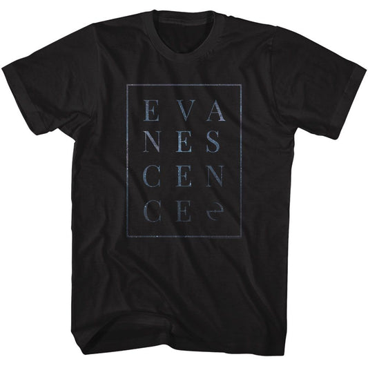 Evanescence - Box - American Classics - Solid Black Adult Short Sleeve T-Shirt - clothing by TeeHivey.com (Image 1)