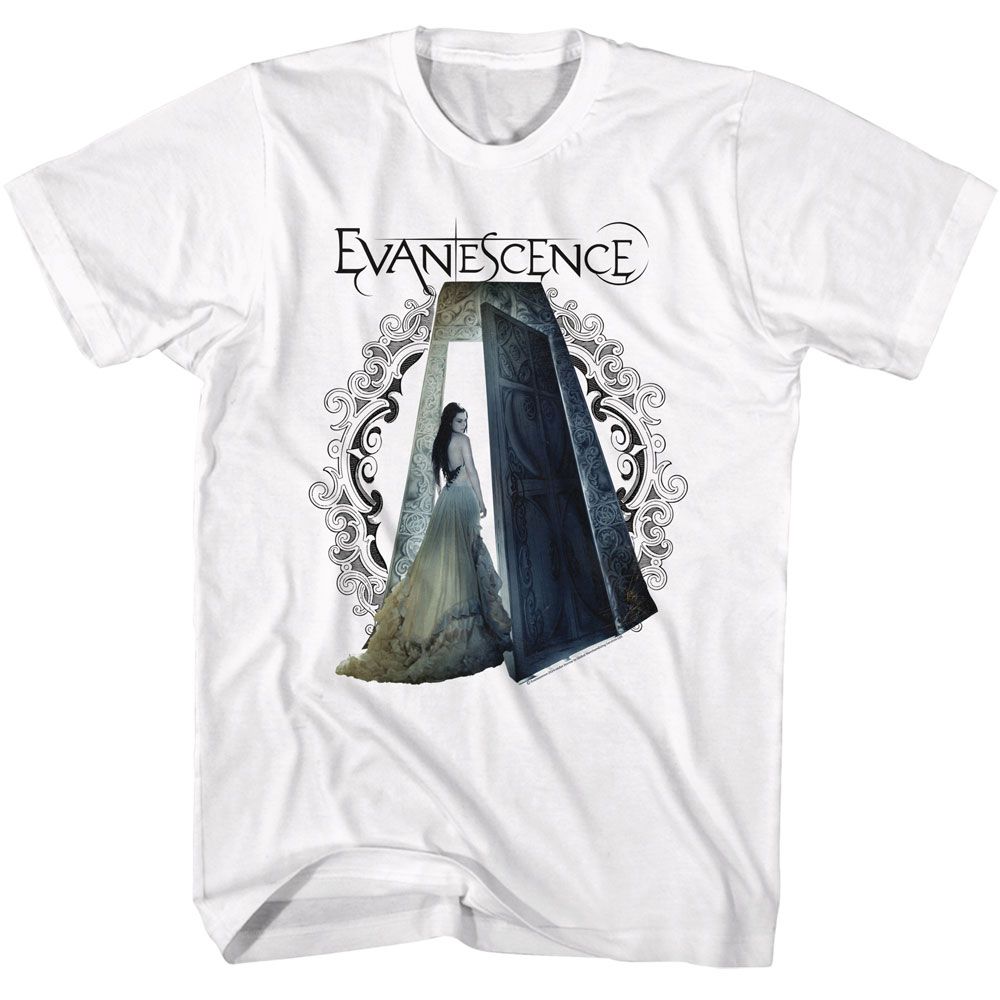 Evanescence - Mausoleum Angel - American Classics - Solid White Adult Short Sleeve T-Shirt (Image 1)