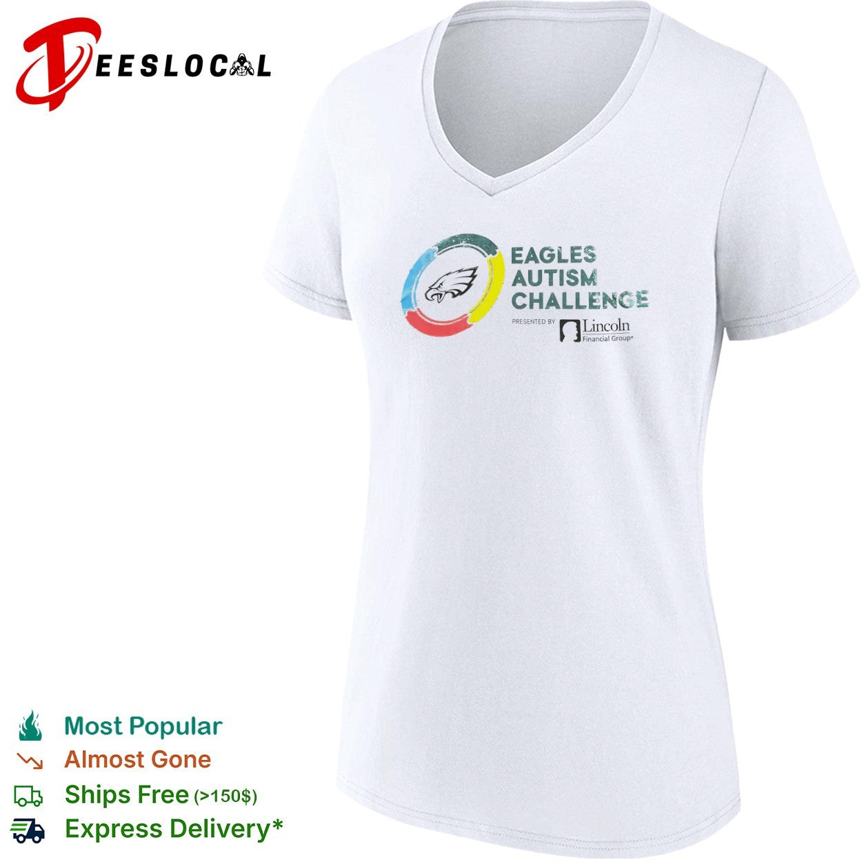 Eagles Autism Challenge Presented by Lincoln Financial Group Philadelphia Eagles shirt