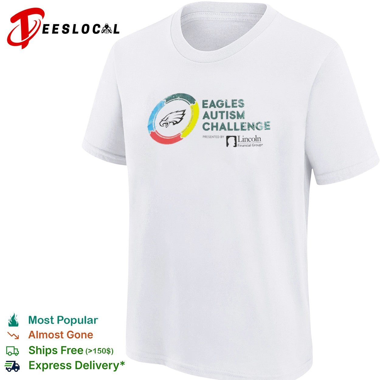 Eagles Autism Challenge Presented by Lincoln Financial Group Philadelphia Eagles shirt