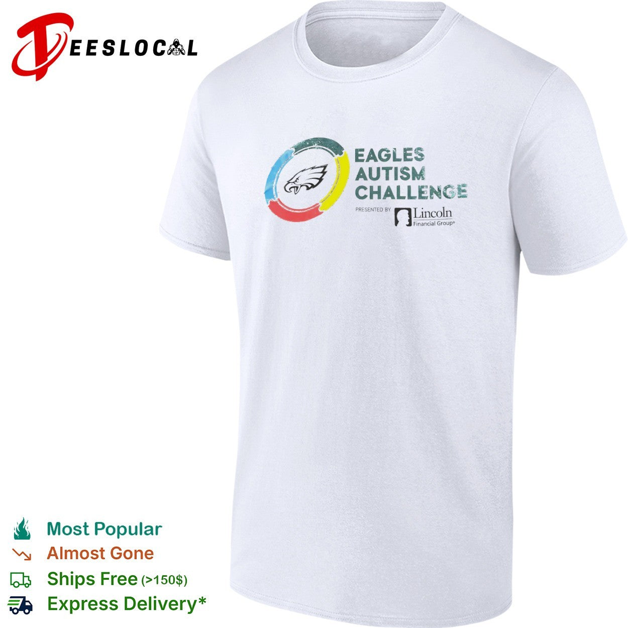 Eagles Autism Challenge Presented by Lincoln Financial Group Philadelphia Eagles shirt
