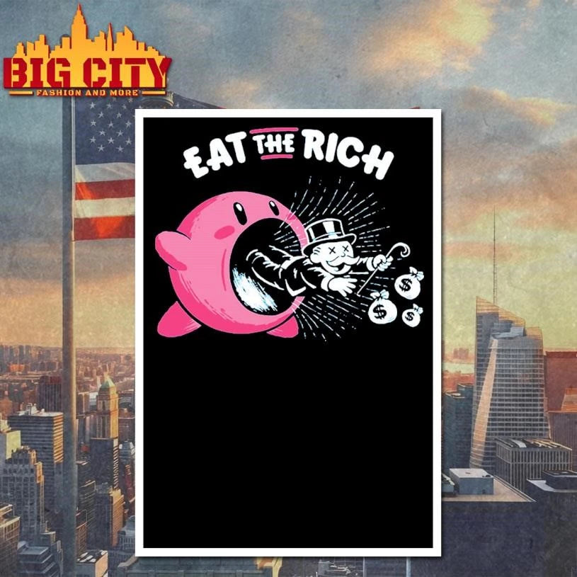 Eat The Rich Funny Art Shirt