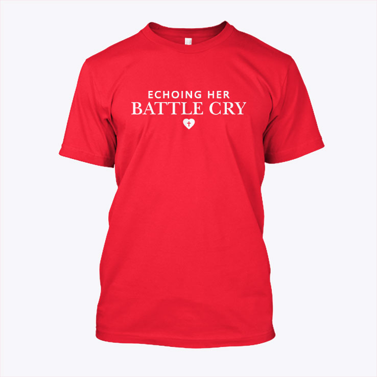 Echoing Her Battle Cry Erika Kirk T Shirt