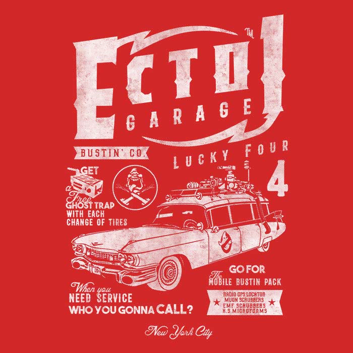 Ecto-1 Garage - Men's Apparel
