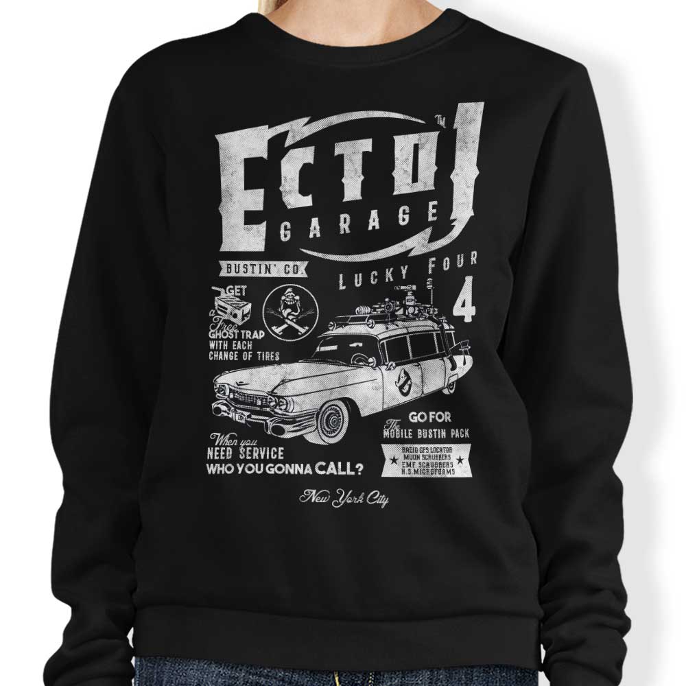 Ecto-1 Garage - Sweatshirt