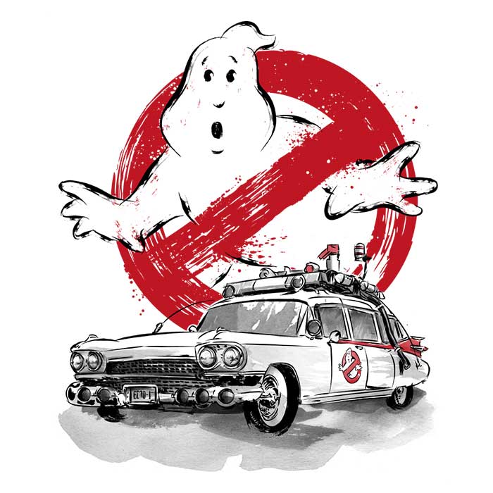 Ecto Sumi-e - Ringer T-Shirt