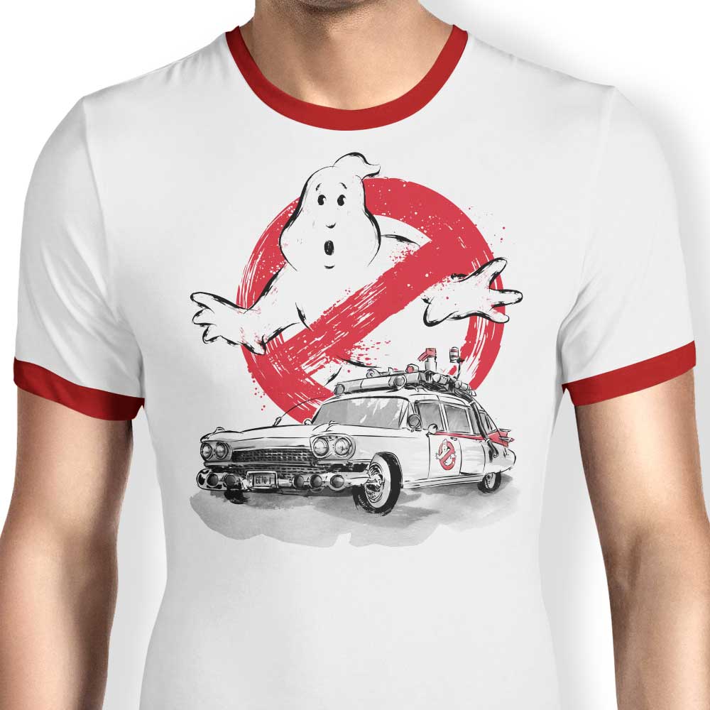 Ecto Sumi-e - Ringer T-Shirt