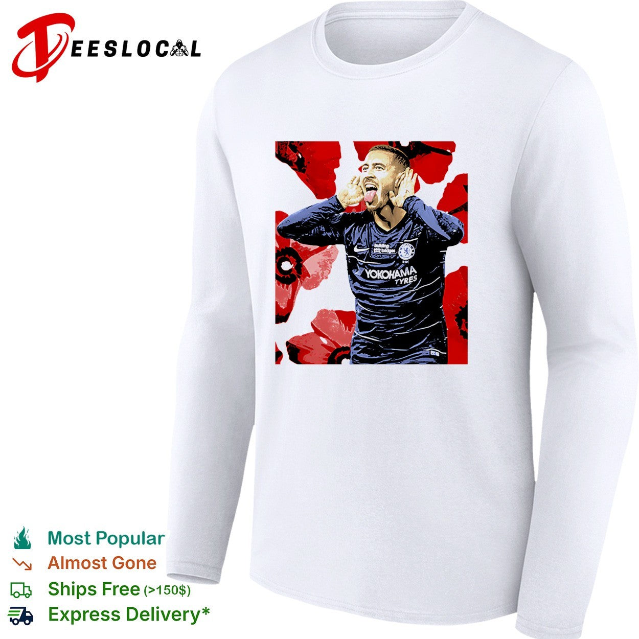 Eden Hazard Chelsea graphic shirt