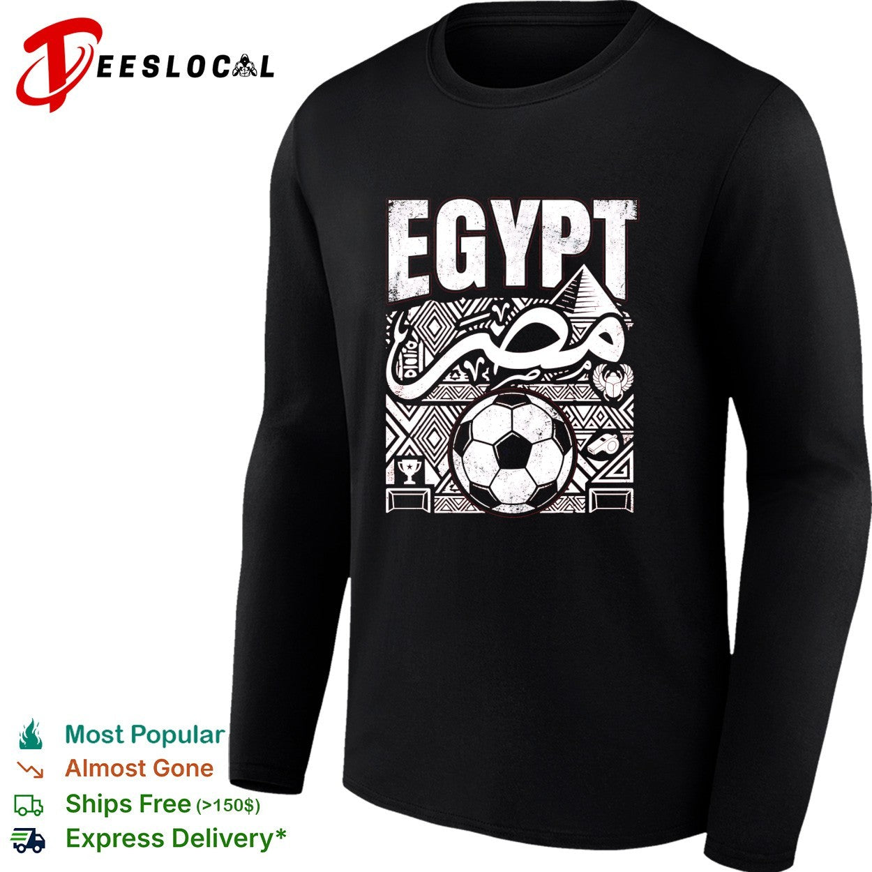 Egypt football soccer ball shirt