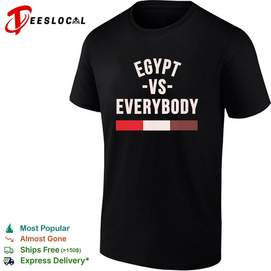 Egypt vs everybody flag soccer pride shirt