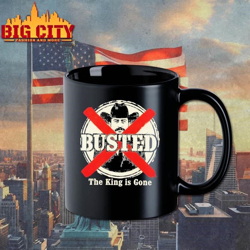 El Mencho Busted The King Is Gone Vintage Retro 2026 shirt