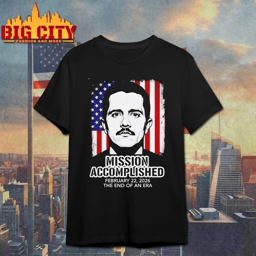El Mencho Justice Served Mission Accomplished CJNG Cartel Boss t-shirt