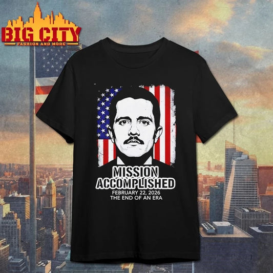 El Mencho Justice Served Mission Accomplished CJNG Cartel Boss t-shirt