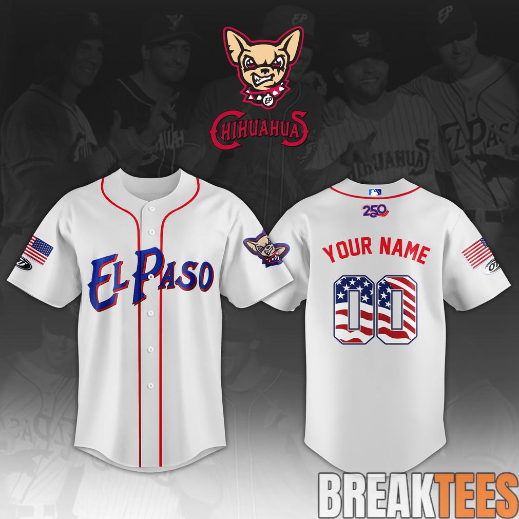 El Paso Chihuahuas 2026 4th of July 250th Jersey