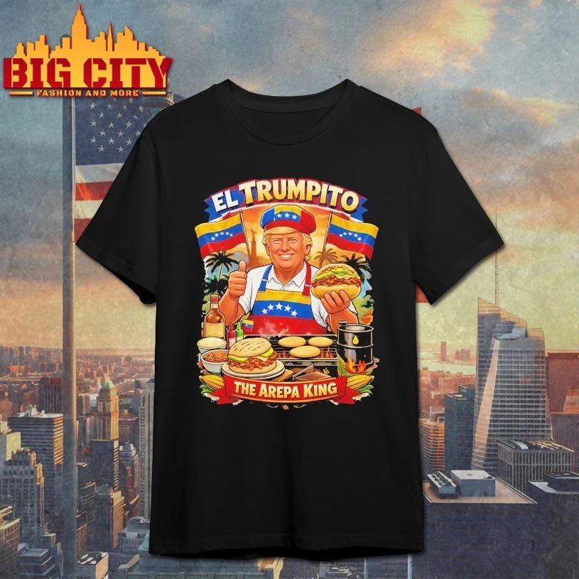 El Trumpito Arepa King Venezuelan Food &amp; Street Food Humor t-shirt