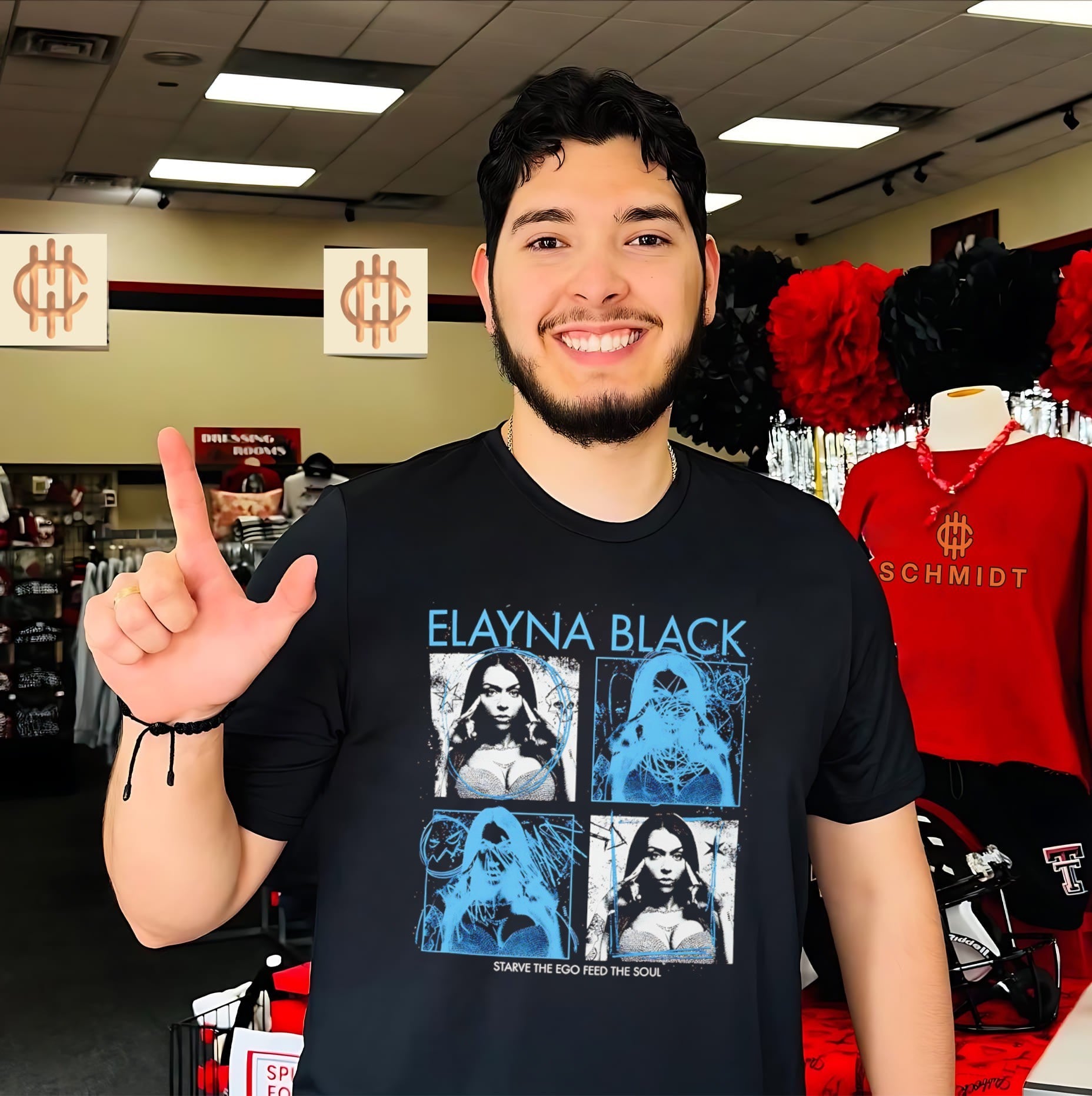 Elayna Black Starve the Ego Feed the Soul shirt