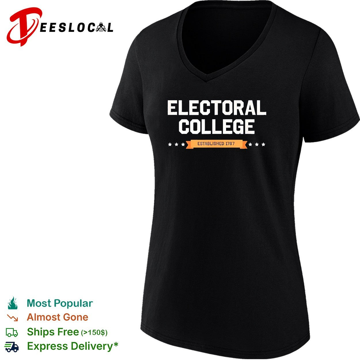 Electoral college established 1787 shirt