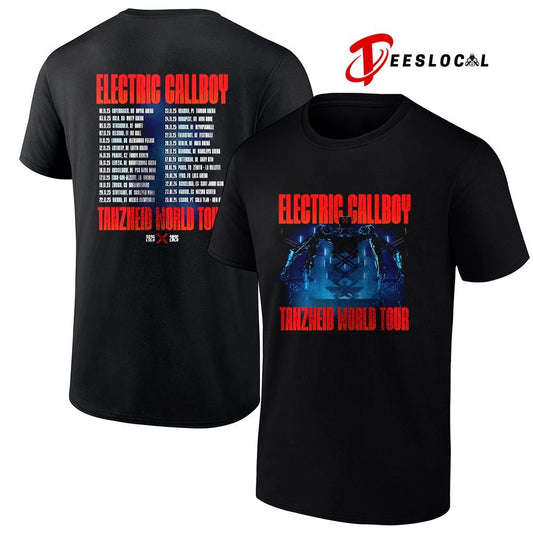Electric Callboy Let The Good Times Roll Tanzneid world tour date schedule shirt
