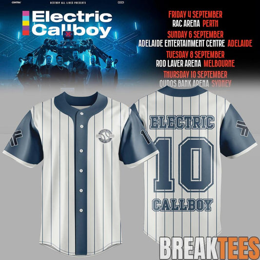 Electric Callboy TANZNEID World Tour 2026 Classic Baseball Jersey