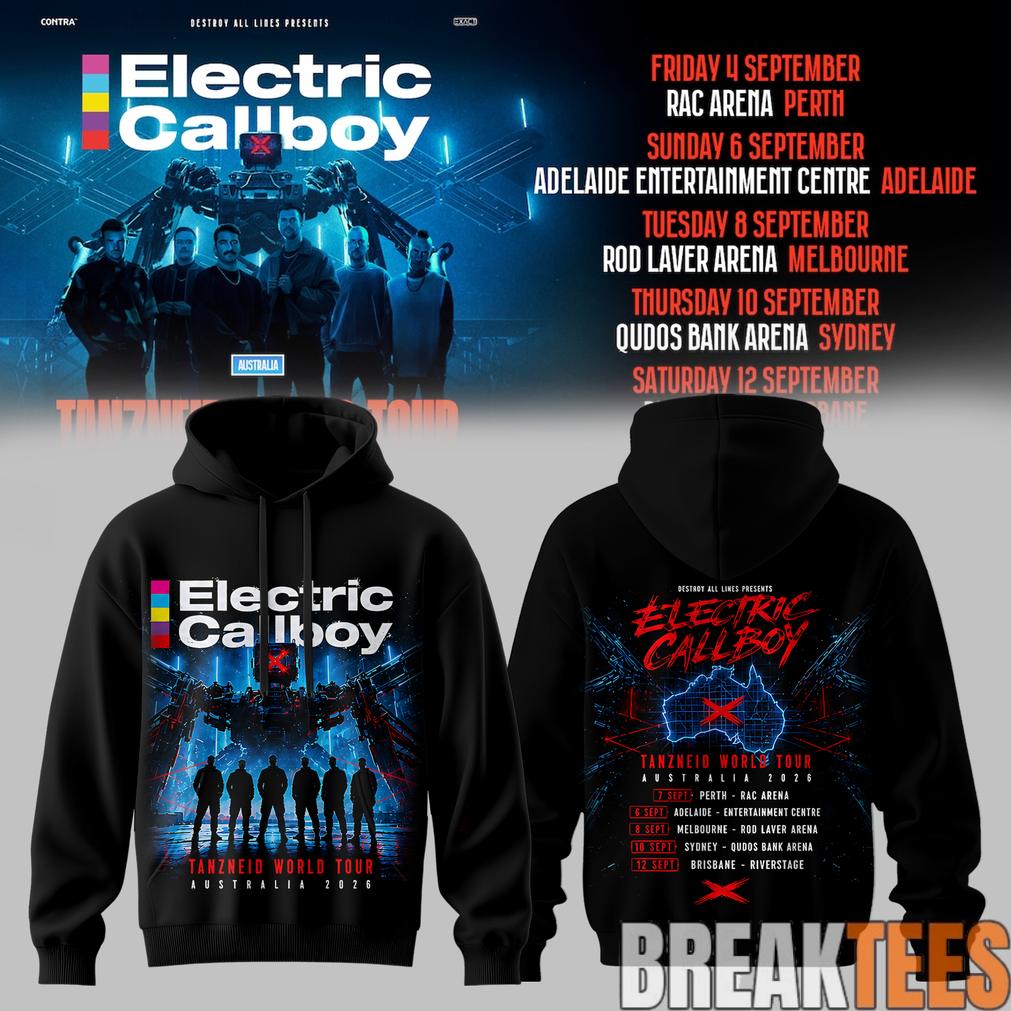Electric Callboy TANZNEID World Tour 2026 Limited Hoodie