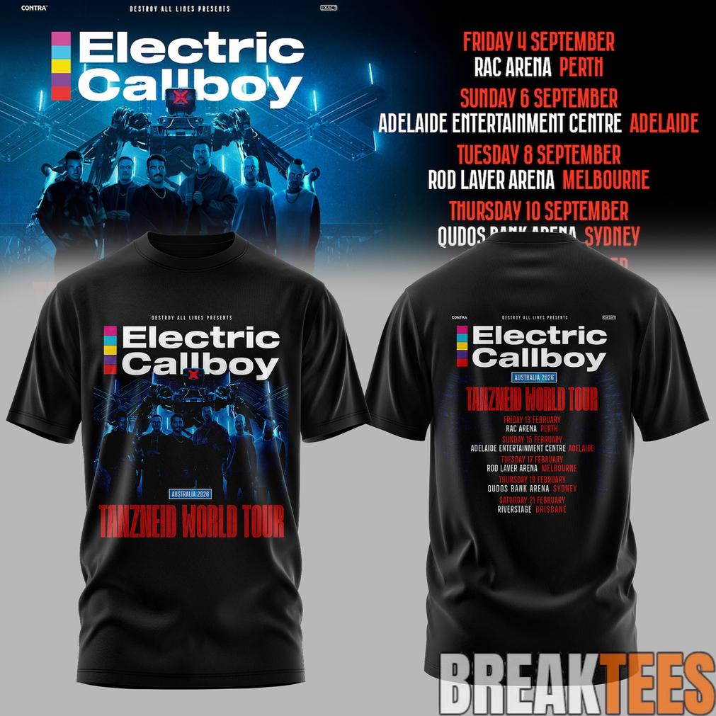 Electric Callboy TANZNEID World Tour 2026 Limited T-Shirt