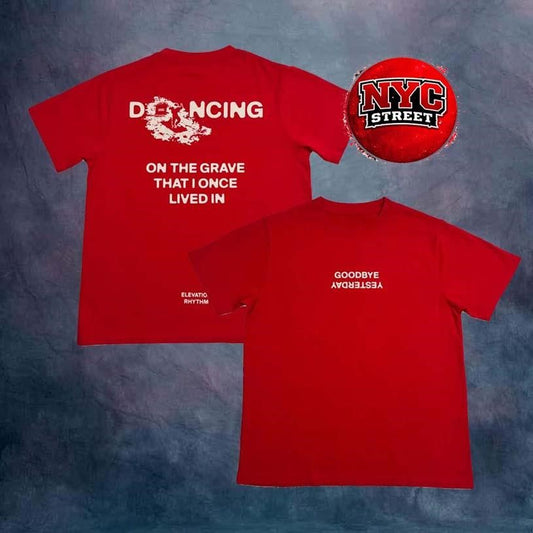 Elevation Worship Merch Elevation Nights Tour 2026 Dancing On The Grave Red Two Sided Shirt