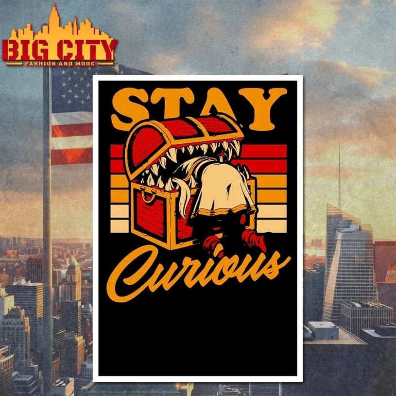 Elf Anime Treasure stay curious T-shirt
