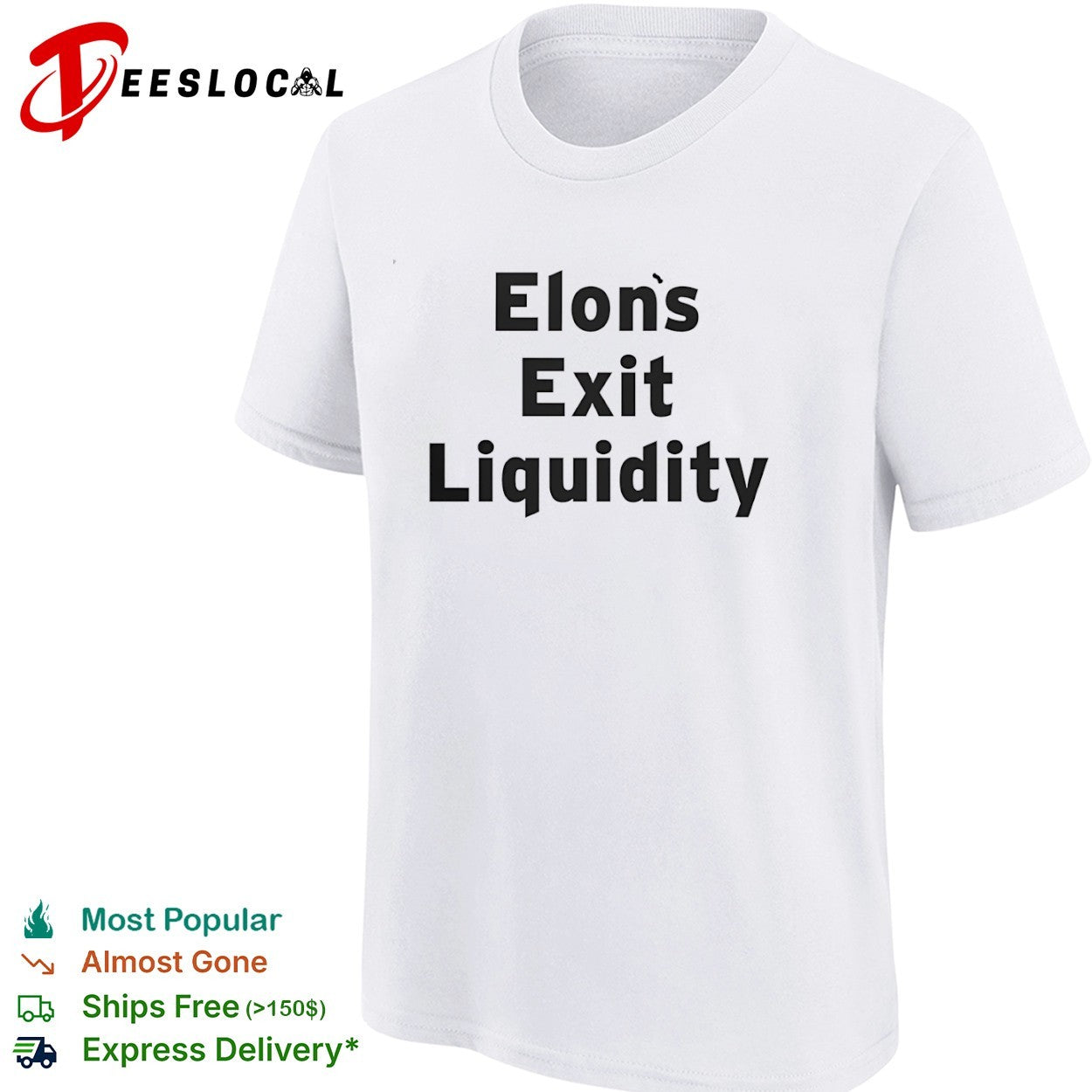 Elon exit liquidity shirt