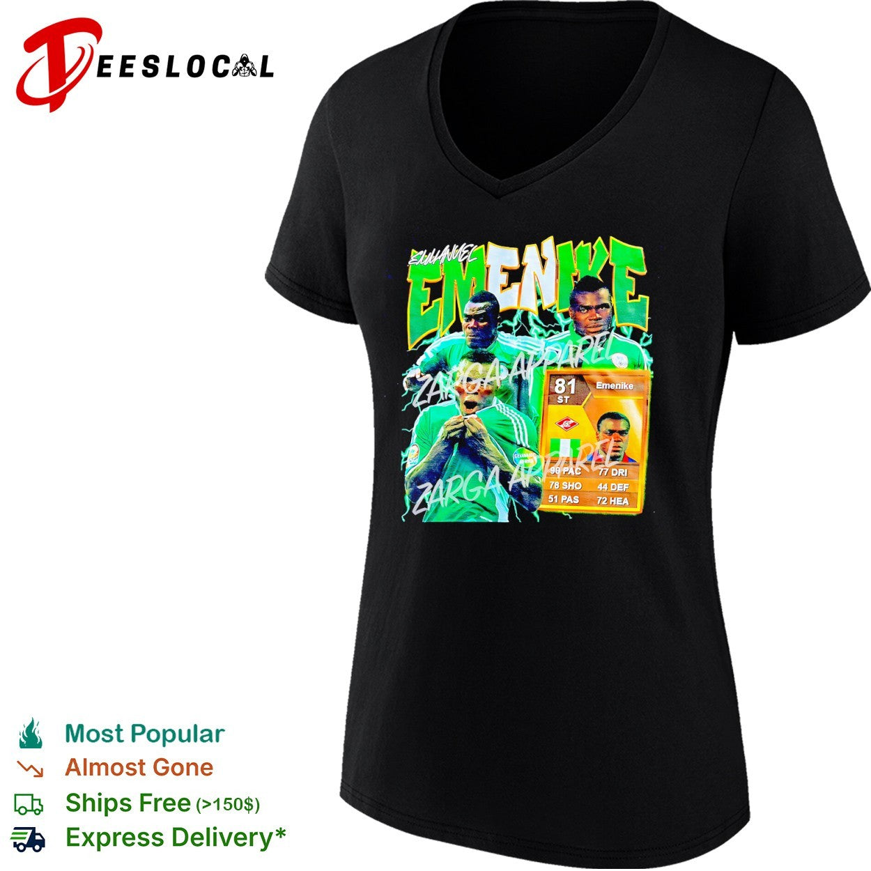 Emmanuel Emenike Nigeria Super Eagles FIFA Soccer Shirt