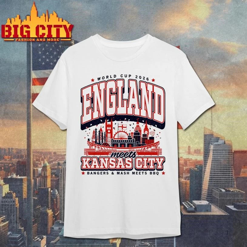 England KC Max Collegiate Heavyweight Shirt