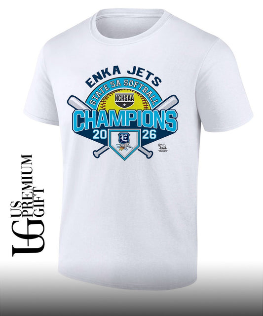 Enka Jets NCHSAA 5A Softball State Champions 2026 shirt