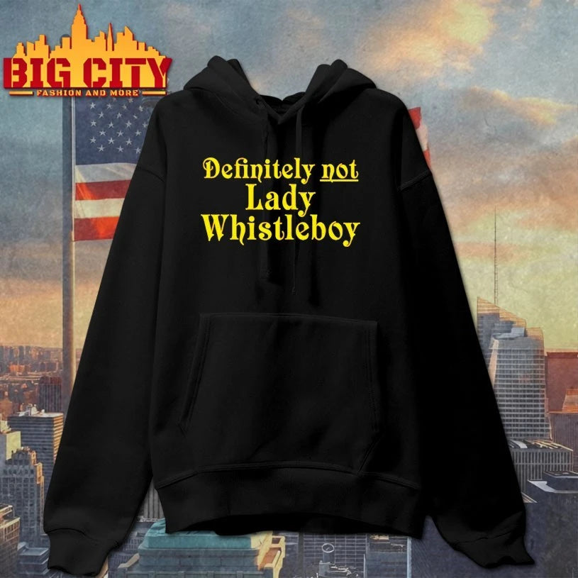 Eric Perkins Definitely Not Lady Whistleboy T-shirt