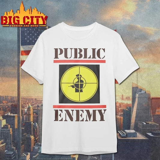 Eric Sohn With Public Enemy T-shirt