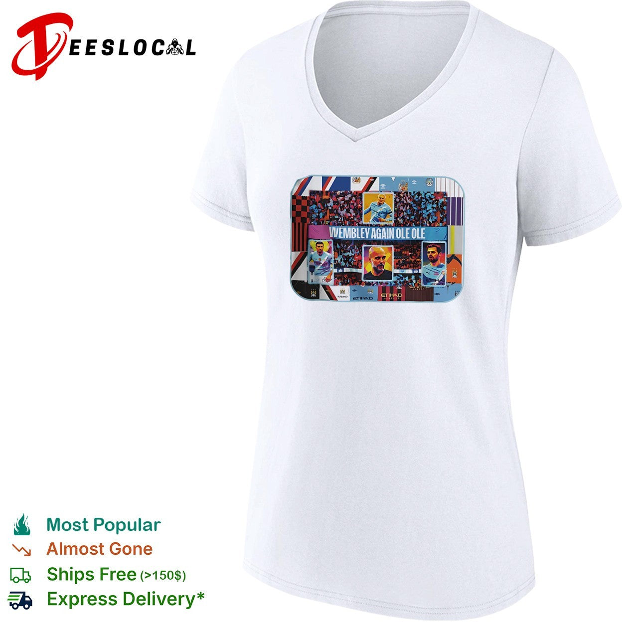 Erling Haaland Rodri Pep Guardiola Manchester City shirt