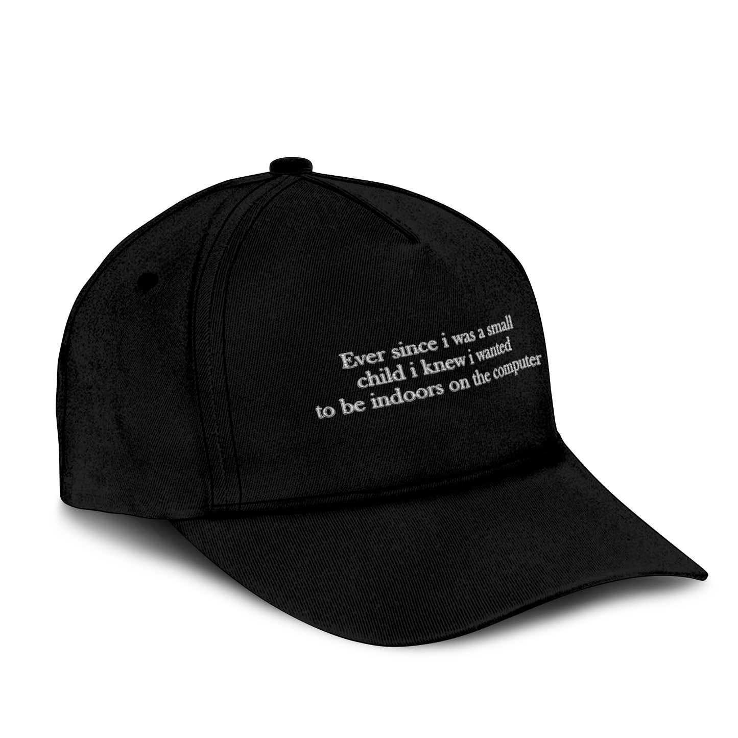Ever Since I Was A Small Child I Knew I Wanted To Be Indoors On The Computer Hat